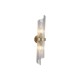 Searchlight-11500-2GO - Lara - Brushed Gold 2 Light Wall Lamp with Clear Glass Rods