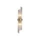 Searchlight-11500-2GO - Lara - Brushed Gold 2 Light Wall Lamp with Clear Glass Rods