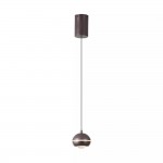 Meteor - Black Nickel CCT Pendant with Clear Diffuser