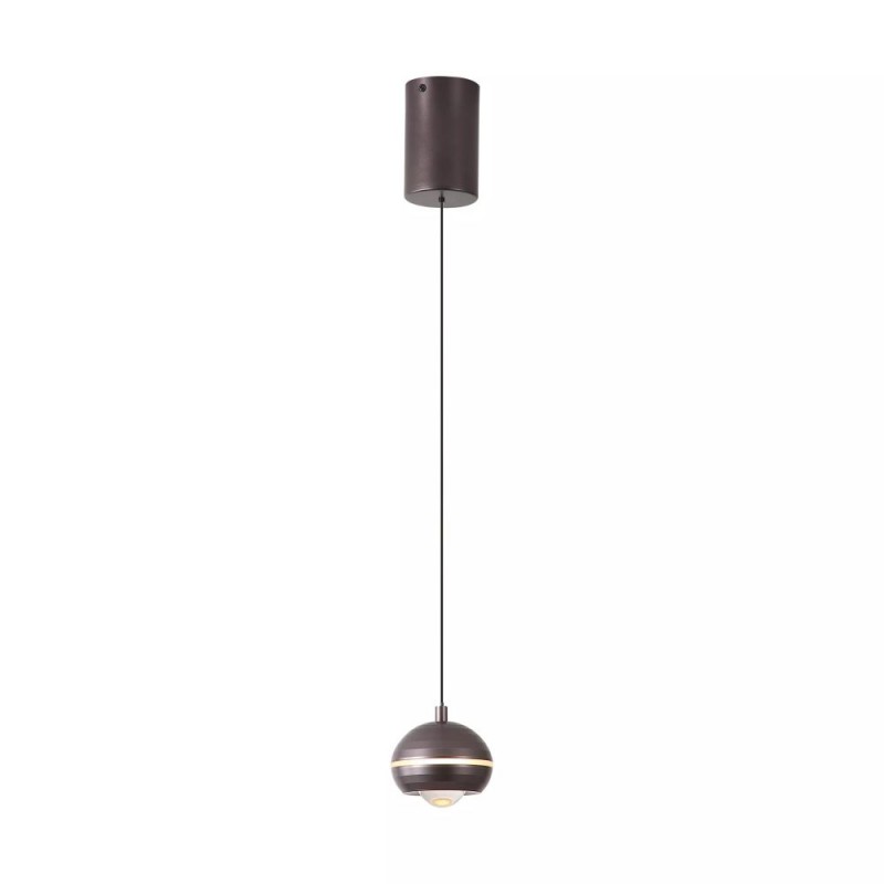 Searchlight-12013-1NI - Meteor - Black Nickel CCT Pendant with Clear Diffuser