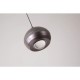 Searchlight-12013-1NI - Meteor - Black Nickel CCT Pendant with Clear Diffuser