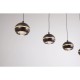 Searchlight-12014-5NI - Meteor - Black Nickel CCT over Island Fitting with Clear Diffuser