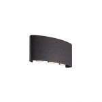 Shadows - Black LED Up & Down Wall Lamp IP44