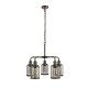 Searchlight-1265-5AB - Pipes - Antique Brass 5 Light Centre Fitting with Seeded Glass