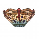 Dragonfly - Tiffany Glass Wall Lamp Dragonfly - Tiffany Glass Wall Lamp