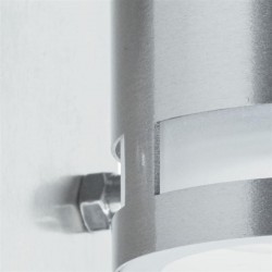 Metro - Stainless Steel PIR Wall Lamp with Frosted Glass Metro - Stainless Steel PIR Wall Lamp with Frosted Glass
