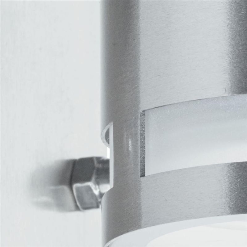 Searchlight-1318-1-LED - Metro - Stainless Steel PIR Wall Lamp with Frosted Glass