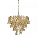 Monarch - Gold 10 Light Chandelier with Crystal