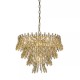 Searchlight-13323-10GO - Monarch - Gold 10 Light Chandelier with Crystal
