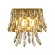 Searchlight-13323-2GO - Monarch - Gold 2 Light Wall Lamp with Crystal