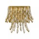 Searchlight-13323-2GO - Monarch - Gold 2 Light Wall Lamp with Crystal