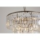 Searchlight-1375-5AB - Empire - Antique Brass 5 Light Chandelier with Clear Crystal