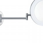 Bathroom Mirrors - Illuminated Chrome LED Mirror with 3 Magnification 