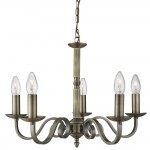 Richmond - Antique Brass 5 Light Centre Fitting