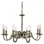 Richmond - Antique Brass 8 Light Centre Fitting
