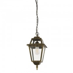 New Orleans - Outdoor Black & Gold Pendant with Glass New Orleans - Outdoor Black & Gold Pendant with Glass