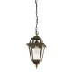 Searchlight-1526 - New Orleans - Outdoor Black & Gold Pendant with Glass