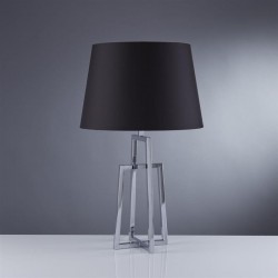 York - Black Shade & Chrome Table Lamp York - Black Shade & Chrome Table Lamp