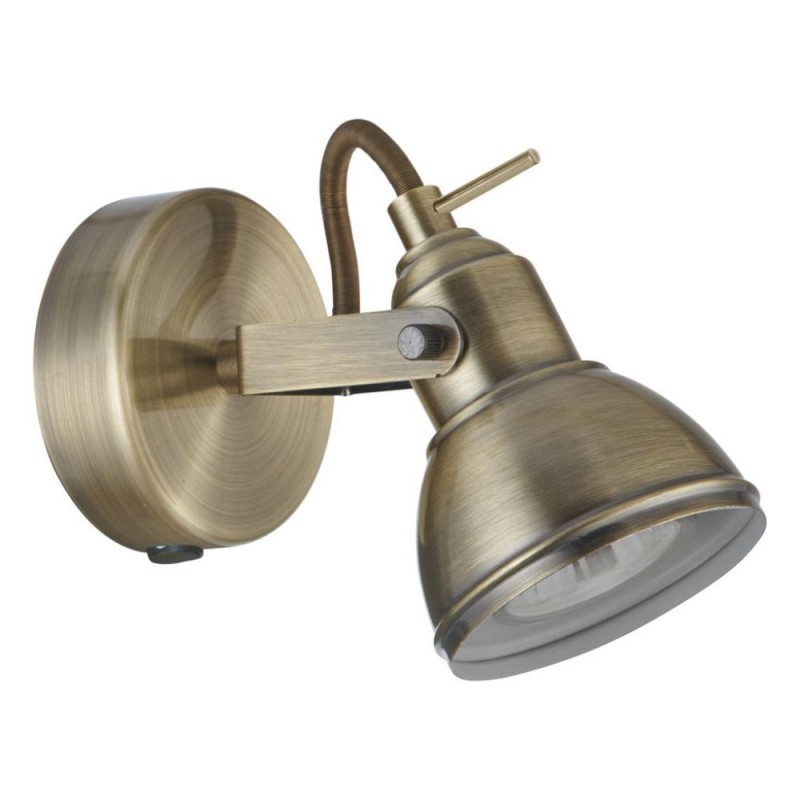Searchlight-1541AB - Focus - Antique Brass Spotlight
