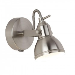 Focus - Satin Silver Single Spotlight Focus - Satin Silver Single Spotlight