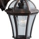 Searchlight-1563 - Capri - Outdoor Rustic Brown Downlighter Wall Lamp
