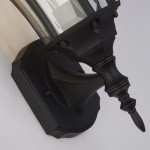 Capri - Outdoor Matt Black Uplighter Wall Lamp Capri - Outdoor Matt Black Uplighter Wall Lamp