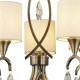 Searchlight-1605-5AB - Alberto - Antique Brass 5 Light Centre Fitting with Oatmeal Shades