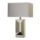 Searchlight-16110 - Megan - Mirror Table Lamp with Silver Shade