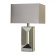 Searchlight-16110 - Megan - Mirror Table Lamp with Silver Shade