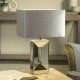 Searchlight-16110 - Megan - Mirror Table Lamp with Silver Shade