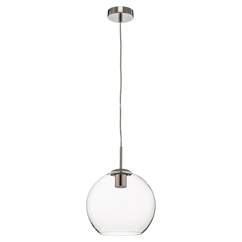 Searchlight-1621CL - Balls - Transparent Glass with Chrome Globe Pendant ∅ 25 cm