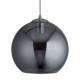 Searchlight-1621SM - Balls - Smoky Glass with Chrome Globe Pendant ∅ 25 cm