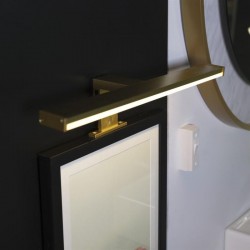 Kos - Matt Gold LED Wall Lamp 9W IP44 Kos - Matt Gold LED Wall Lamp 9W IP44