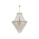 Searchlight-1711-102SB - Louis Philippe - Satin Brass 28 Light Chandelier with Crystal