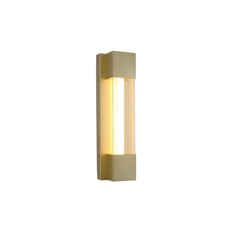 Searchlight-17660GO - Sacramento - Painted Gold Stainless Steel LED Wall Lamp 6W