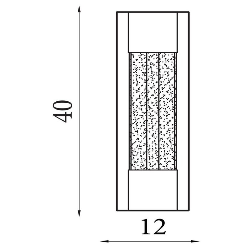Searchlight-17660GO - Sacramento - Painted Gold Stainless Steel LED Wall Lamp 6W