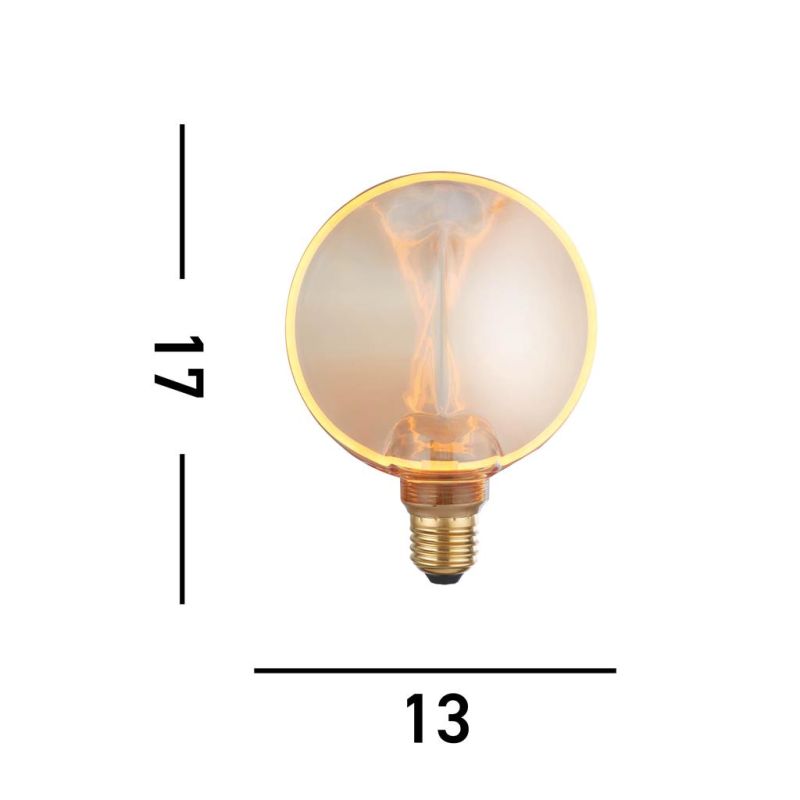 Searchlight-18800AM - Searchlight - E27 Dimmable Amber Bulb 4W - 190 lm