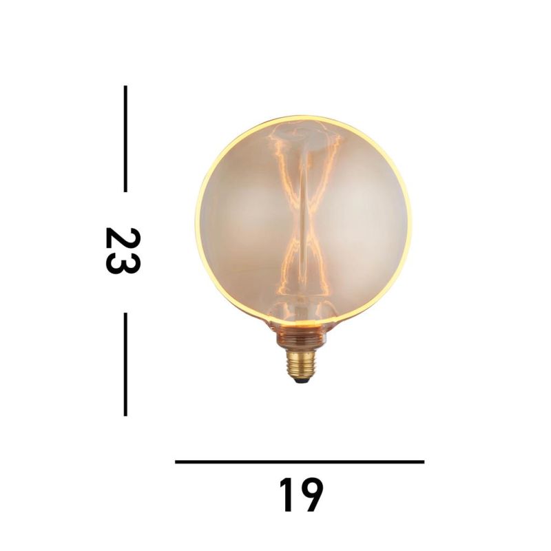 Searchlight-18801AM - Searchlight - E27 Dimmable Amber Bulb 4W - 190 lm