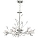 Searchlight-1885-5CC - Hibiscus - Chrome 5 Light Centre Fitting with Crystal Flowers