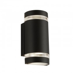 Sheffield - Outdoor Silk Black 2 Light Wall Lamp