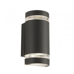 Sheffield - Outdoor Dark Grey 2 Light Wall Lamp