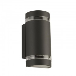 Sheffield - Outdoor Dark Grey 2 Light Wall Lamp