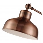 Macbeth - Antique Copper Floor Lamp