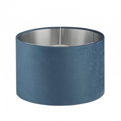 Drum - Shade Only - Teal Velvet Shade with Silver Inner Ø 28 cm Drum - Shade Only - Teal Velvet Shade with Silver Inner Ø 28 cm