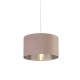 Searchlight-21035PI - Drum - Shade Only - Pink Velvet Shade with Silver Inner Ø 38 cm