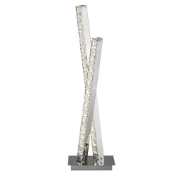Clover - Chrome LED Table Lamp with Crystal 4000K