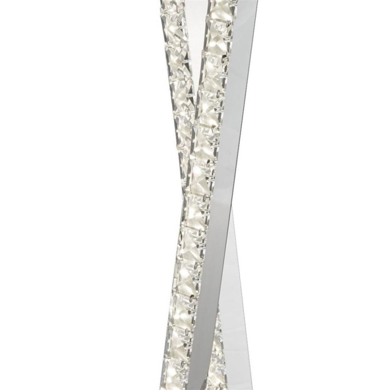 Searchlight-2111CC - Clover - Chrome LED Table Lamp with Crystal