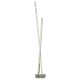 Searchlight-2112CC - Clover - Chrome LED Floor Lamp with Crystal