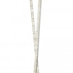 Clover - Chrome LED Floor Lamp with Crystal 4000K