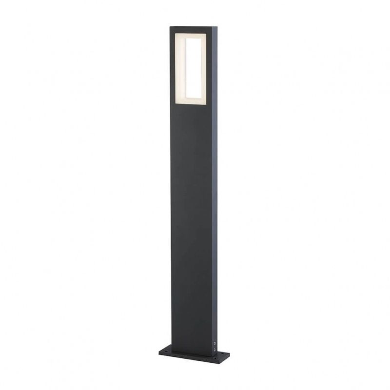 Outdoor - Outdoor - LED Dark Grey & White Bollard 4000K Searchlight-2142-730 - Outdoor - LED Dark Grey & White Bollard 4000K